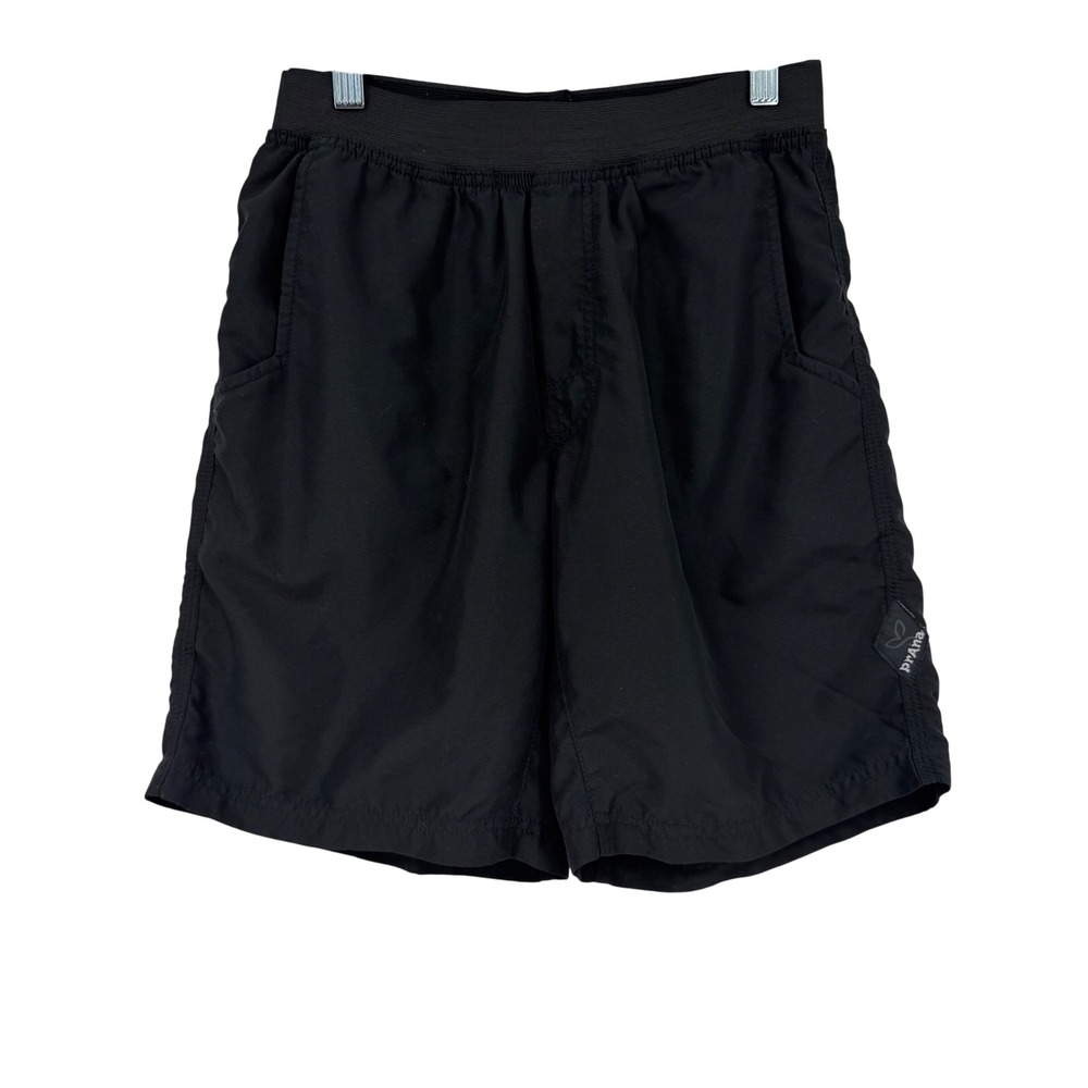Prana Breathe Shorts Women XS Black Active Hiking Water Repellent RN124977
